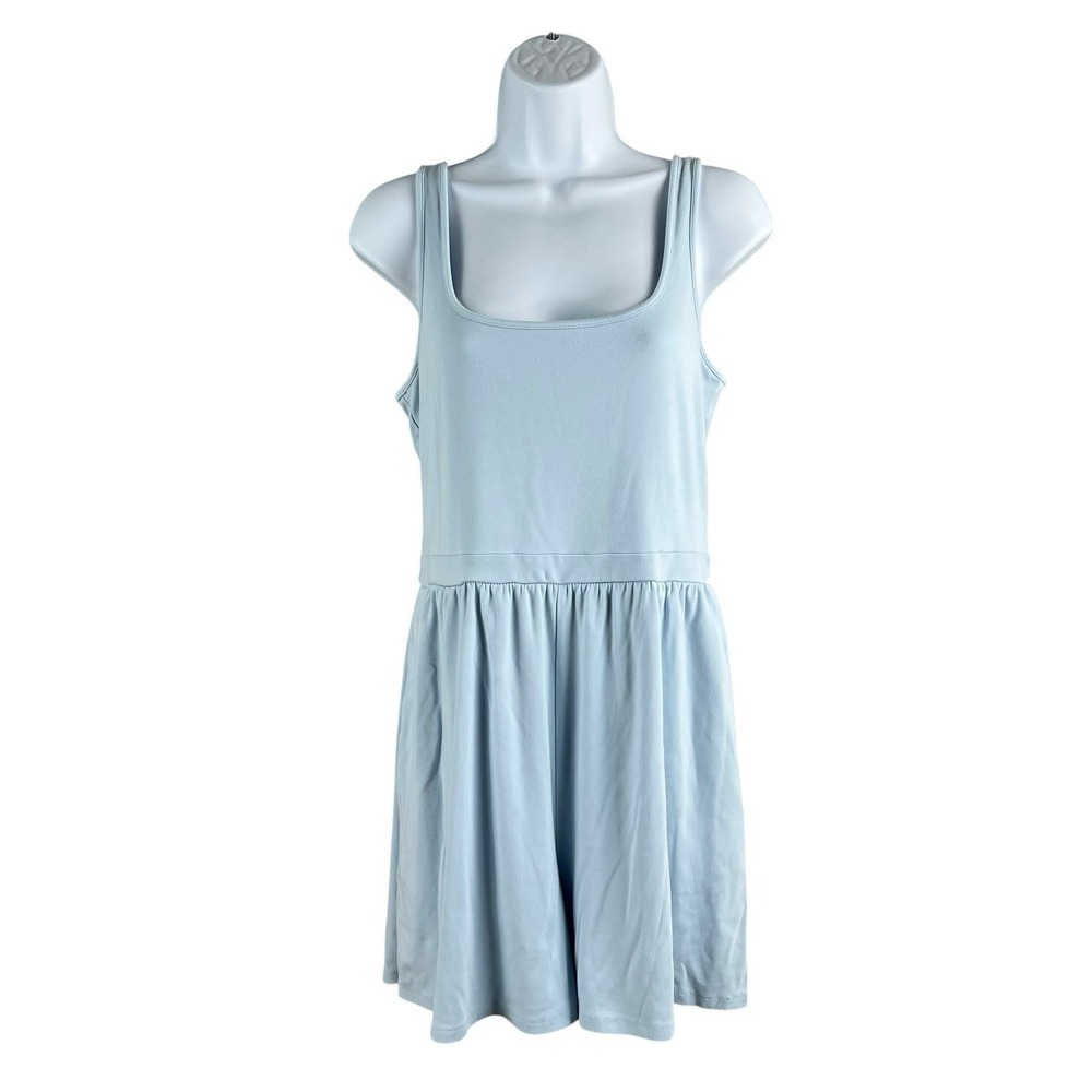 Wilfred Romper Womens Large Blue‎ Stretchy Casual Jumpsuit Lounge